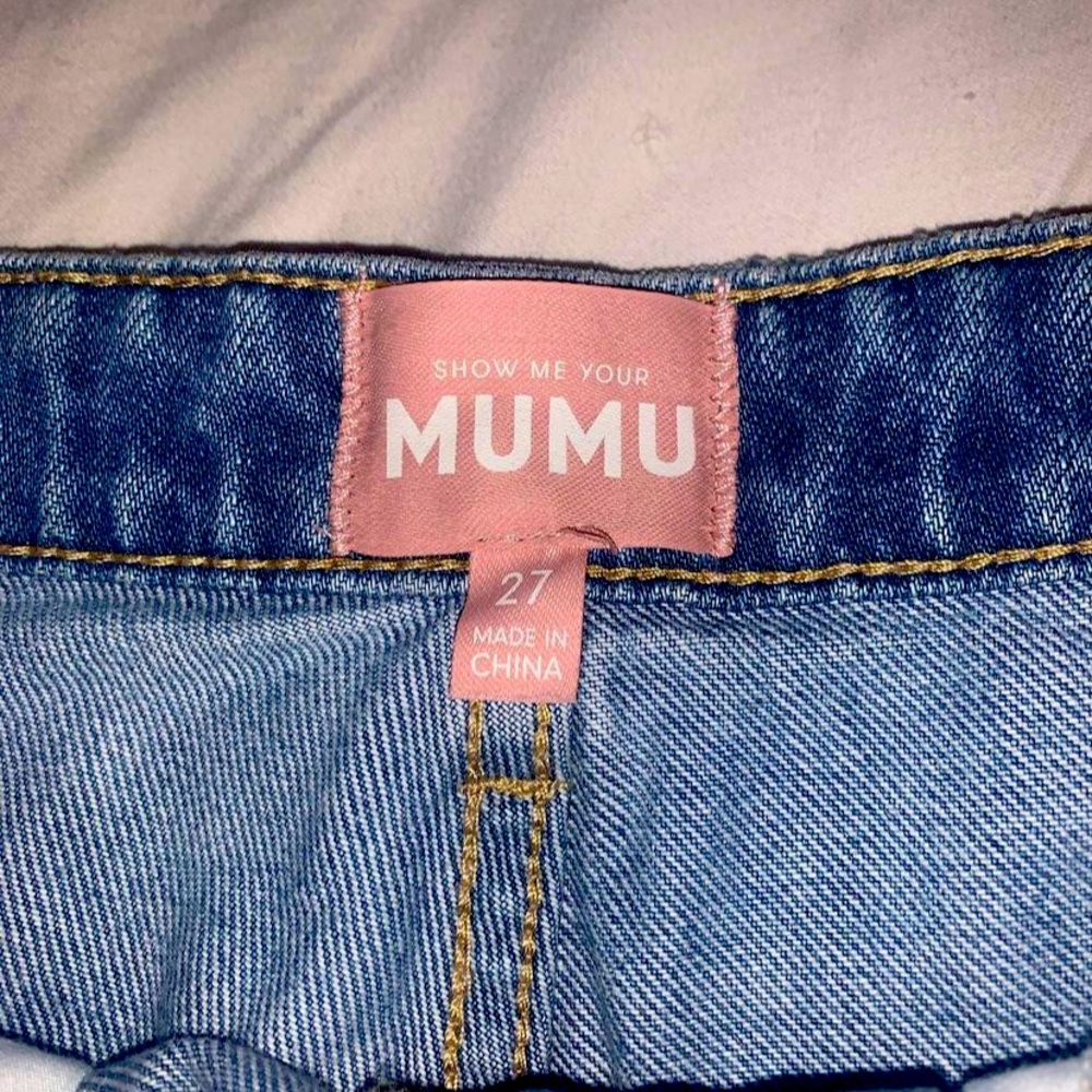 SHOW ME YOUR MUMU DENIM SHORTS